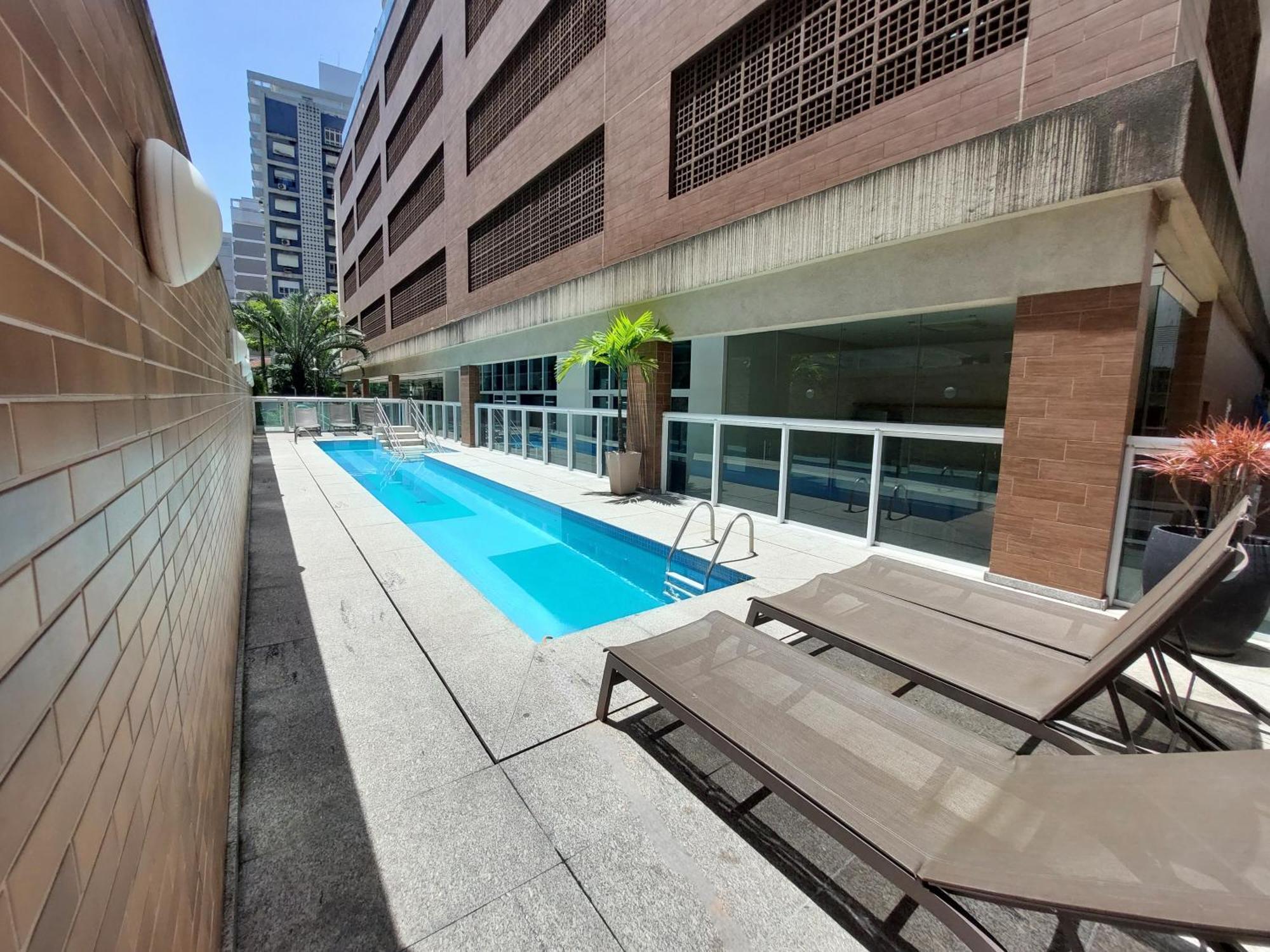 Book Santos Estanconfor 905 Charmoso Ap Executivo Quadra Praia Extérieur photo