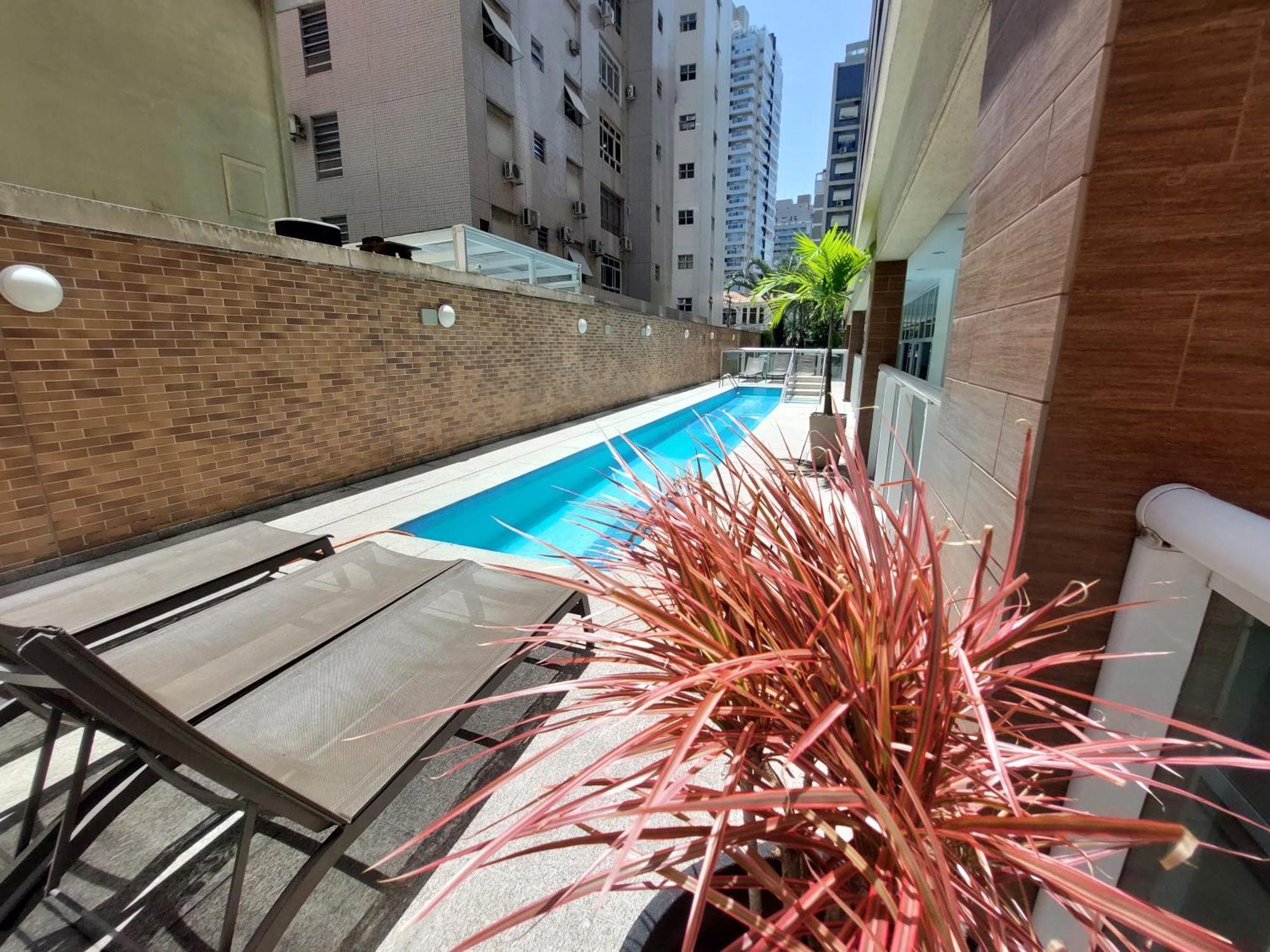 Book Santos Estanconfor 905 Charmoso Ap Executivo Quadra Praia Extérieur photo
